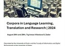 Corpora in Language  Learning, Translation and Research 2024