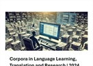 Corpora in Language  Learning, Translation and Research 2024